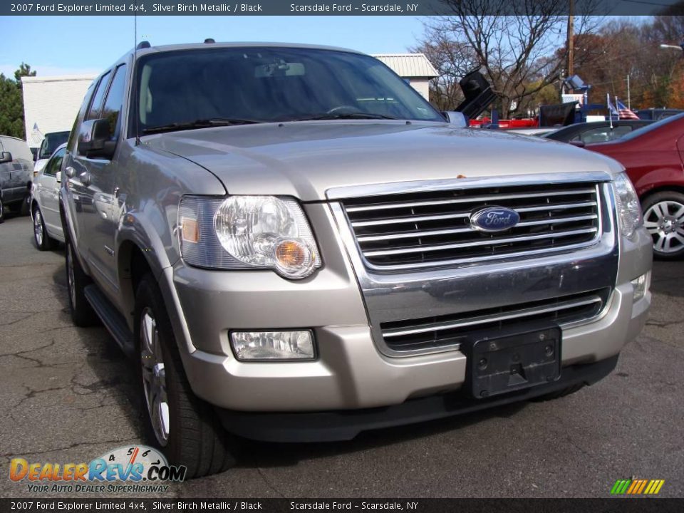 2007 Ford Explorer Limited 4x4 Silver Birch Metallic / Black Photo #3