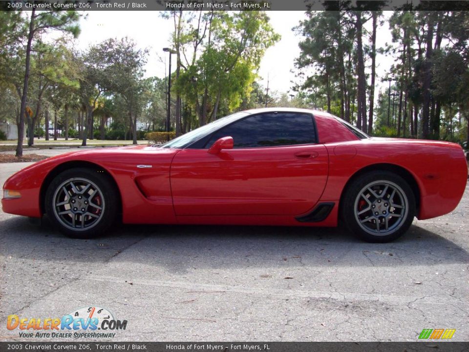2003 Chevrolet Corvette Z06 Torch Red / Black Photo #4