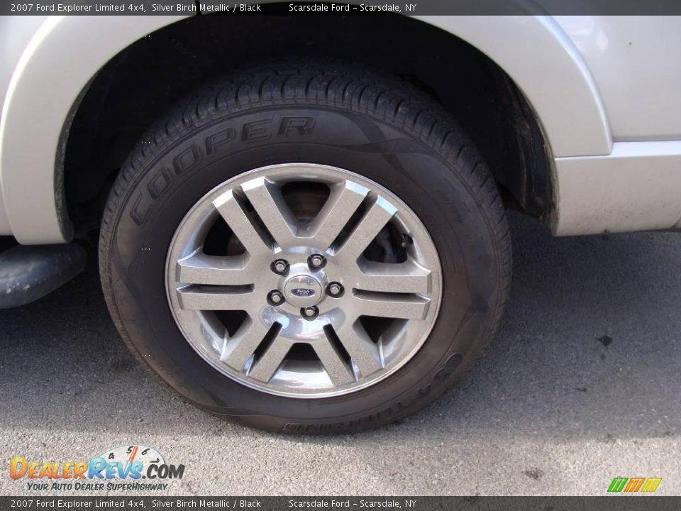 2007 Ford Explorer Limited 4x4 Silver Birch Metallic / Black Photo #7