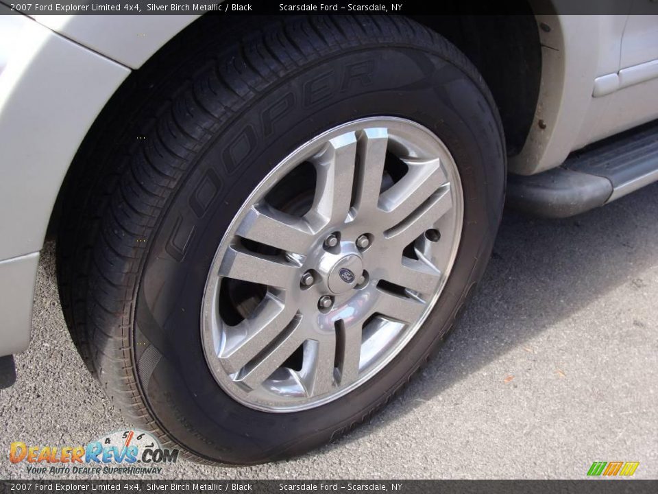 2007 Ford Explorer Limited 4x4 Silver Birch Metallic / Black Photo #9