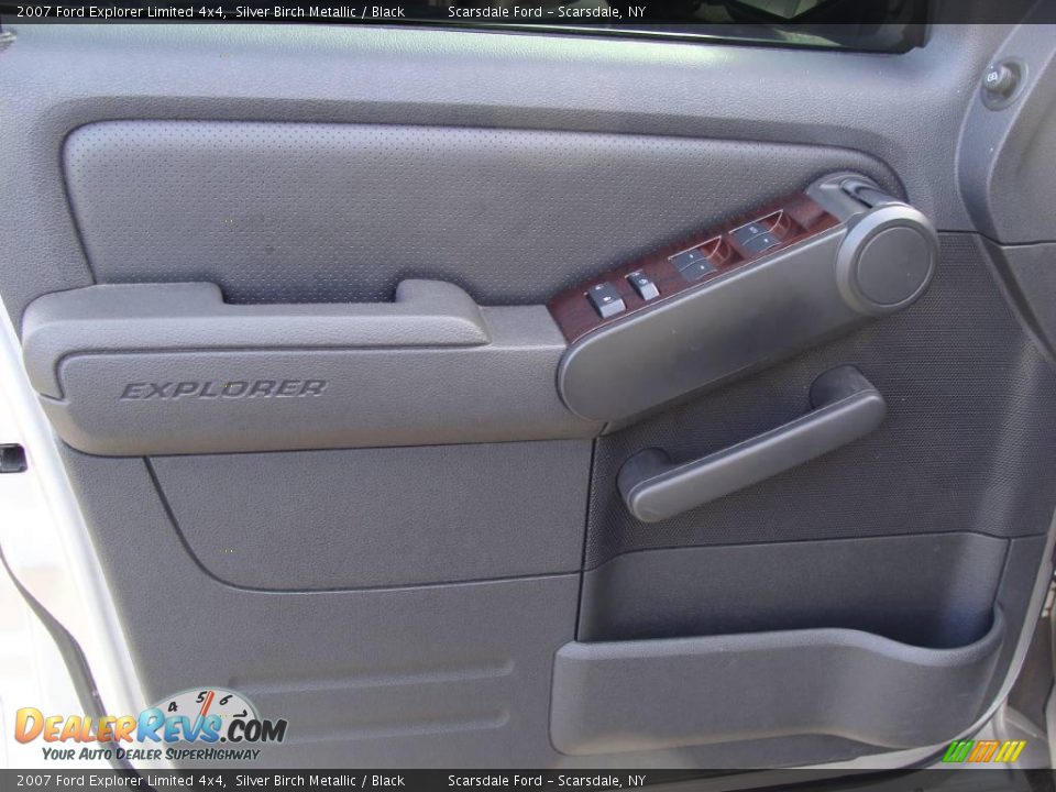 2007 Ford Explorer Limited 4x4 Silver Birch Metallic / Black Photo #10