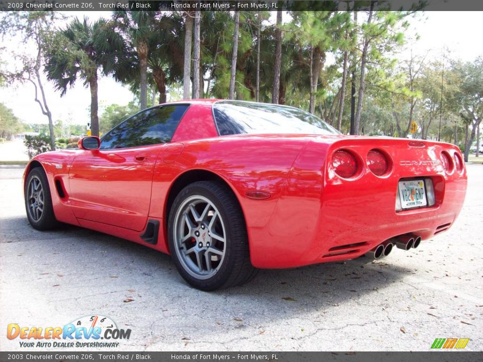 2003 Chevrolet Corvette Z06 Torch Red / Black Photo #5