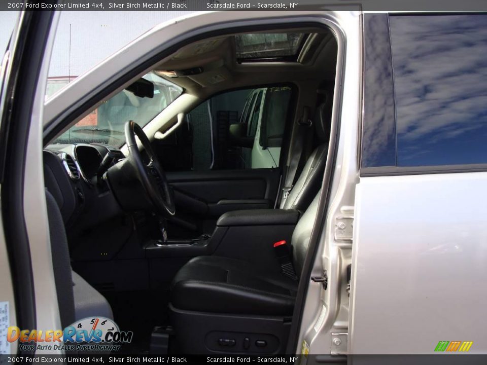 2007 Ford Explorer Limited 4x4 Silver Birch Metallic / Black Photo #12