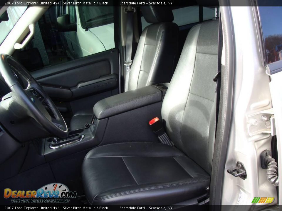 2007 Ford Explorer Limited 4x4 Silver Birch Metallic / Black Photo #15