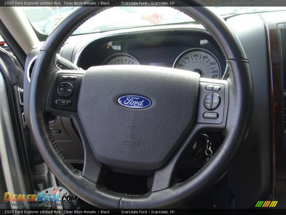 2007 Ford Explorer Limited 4x4 Silver Birch Metallic / Black Photo #20