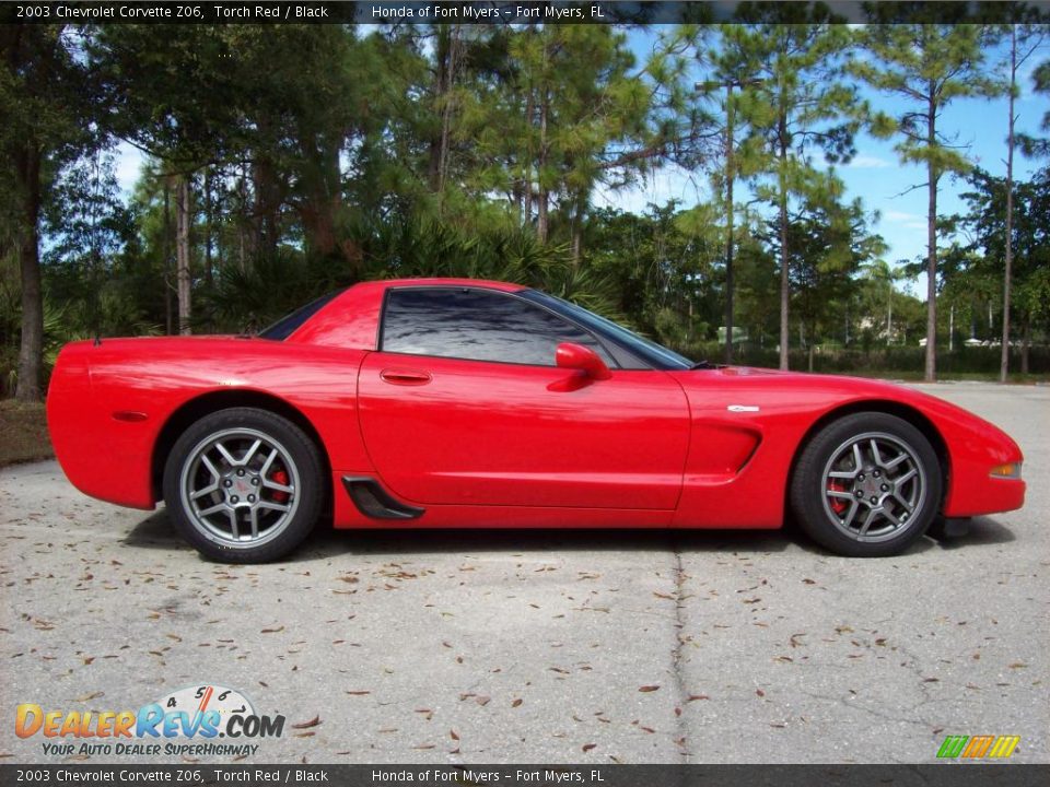 2003 Chevrolet Corvette Z06 Torch Red / Black Photo #8