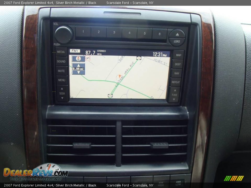 2007 Ford Explorer Limited 4x4 Silver Birch Metallic / Black Photo #27