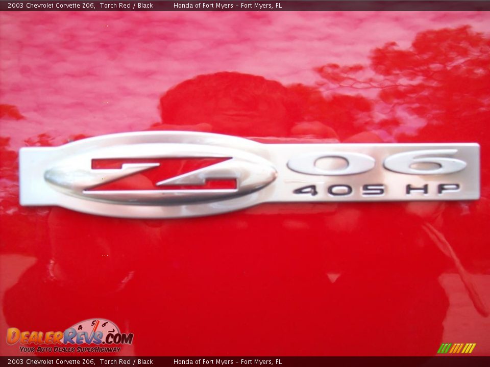 2003 Chevrolet Corvette Z06 Torch Red / Black Photo #10