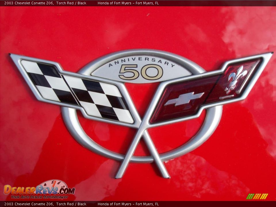 2003 Chevrolet Corvette Z06 Torch Red / Black Photo #11