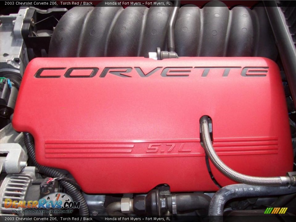 2003 Chevrolet Corvette Z06 Torch Red / Black Photo #13