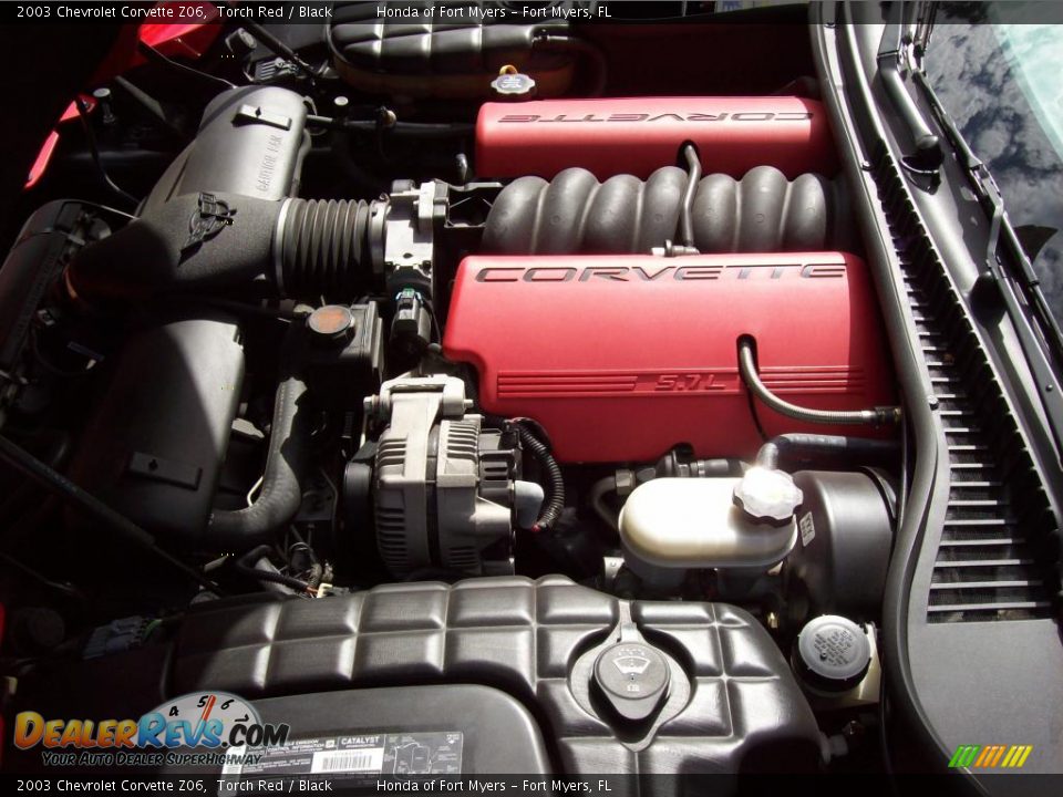 2003 Chevrolet Corvette Z06 Torch Red / Black Photo #16