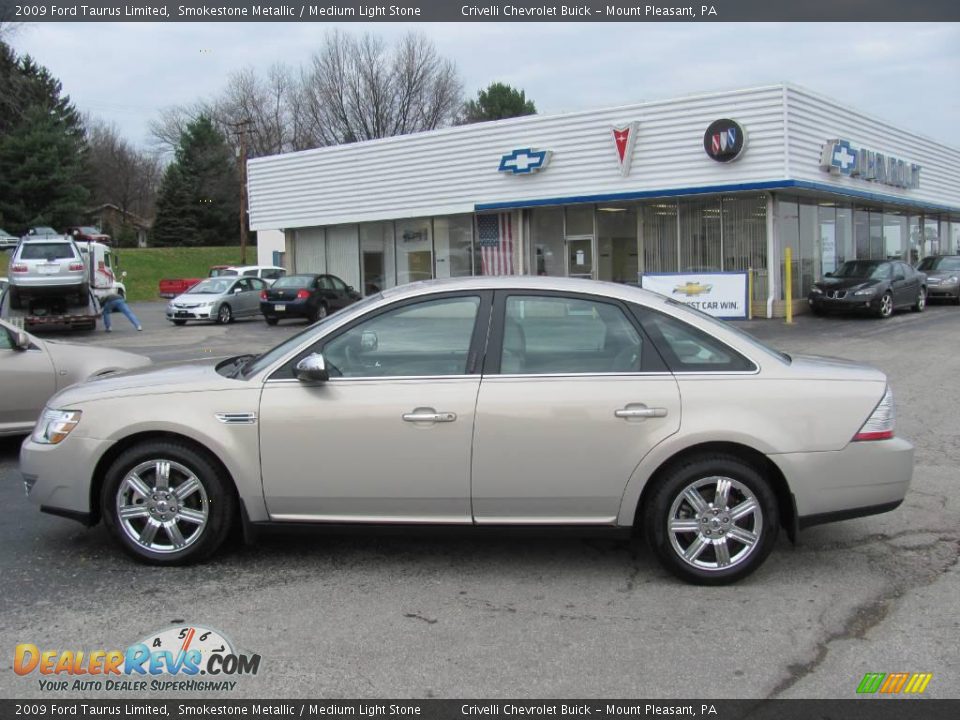 2009 Ford Taurus Limited Smokestone Metallic / Medium Light Stone Photo #2