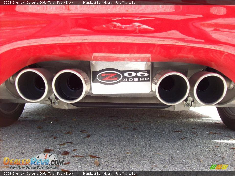 2003 Chevrolet Corvette Z06 Torch Red / Black Photo #18