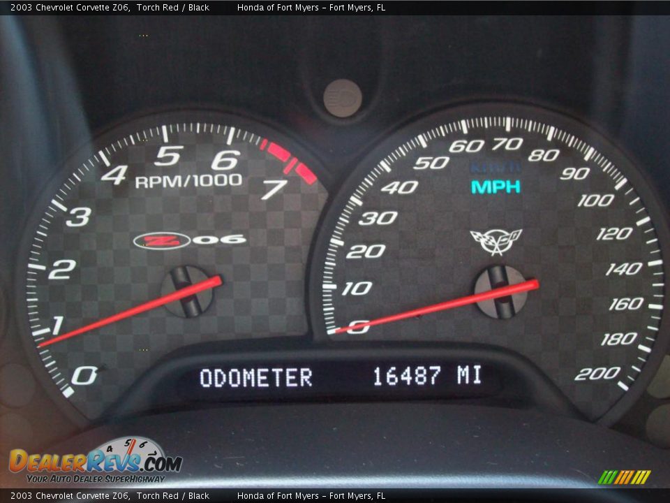 2003 Chevrolet Corvette Z06 Torch Red / Black Photo #19