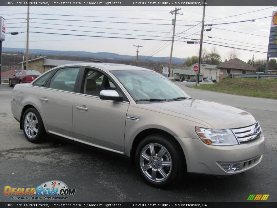 2009 Ford Taurus Limited Smokestone Metallic / Medium Light Stone Photo #10