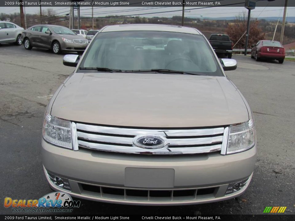 2009 Ford Taurus Limited Smokestone Metallic / Medium Light Stone Photo #11