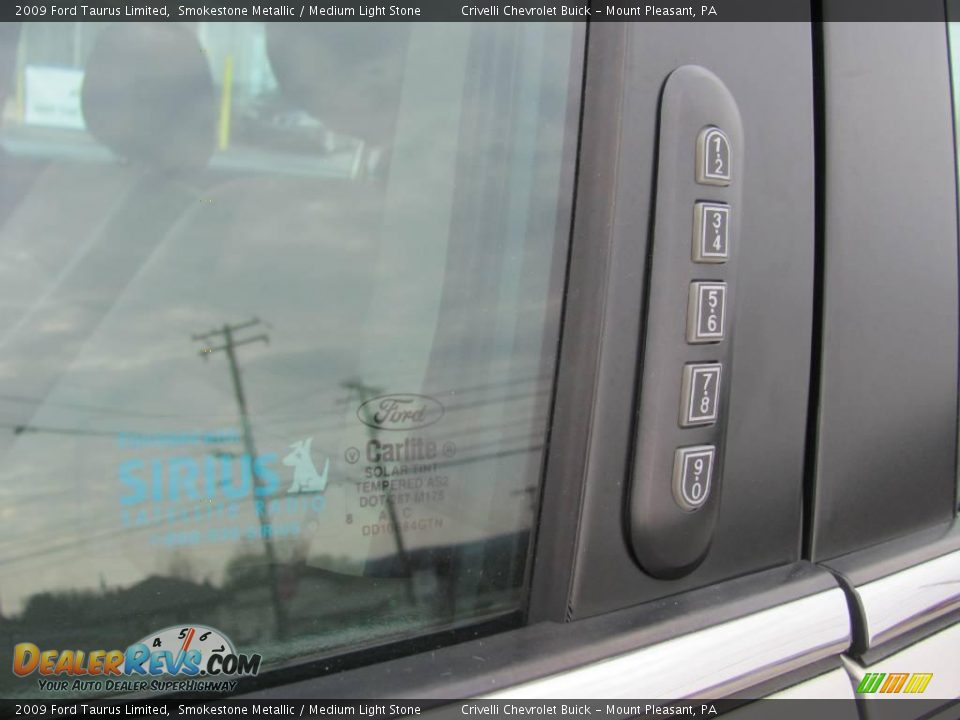2009 Ford Taurus Limited Smokestone Metallic / Medium Light Stone Photo #15