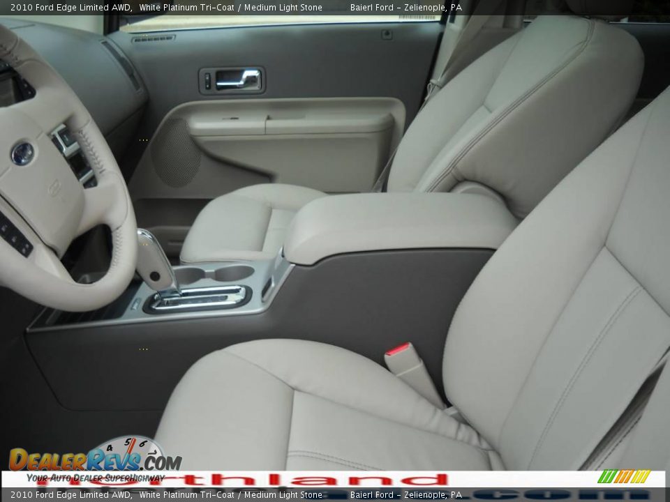 2010 Ford Edge Limited AWD White Platinum Tri-Coat / Medium Light Stone Photo #11