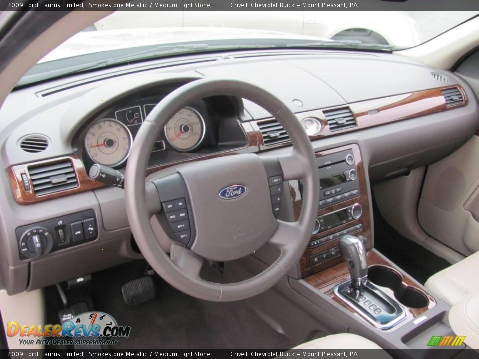 2009 Ford Taurus Limited Smokestone Metallic / Medium Light Stone Photo #17