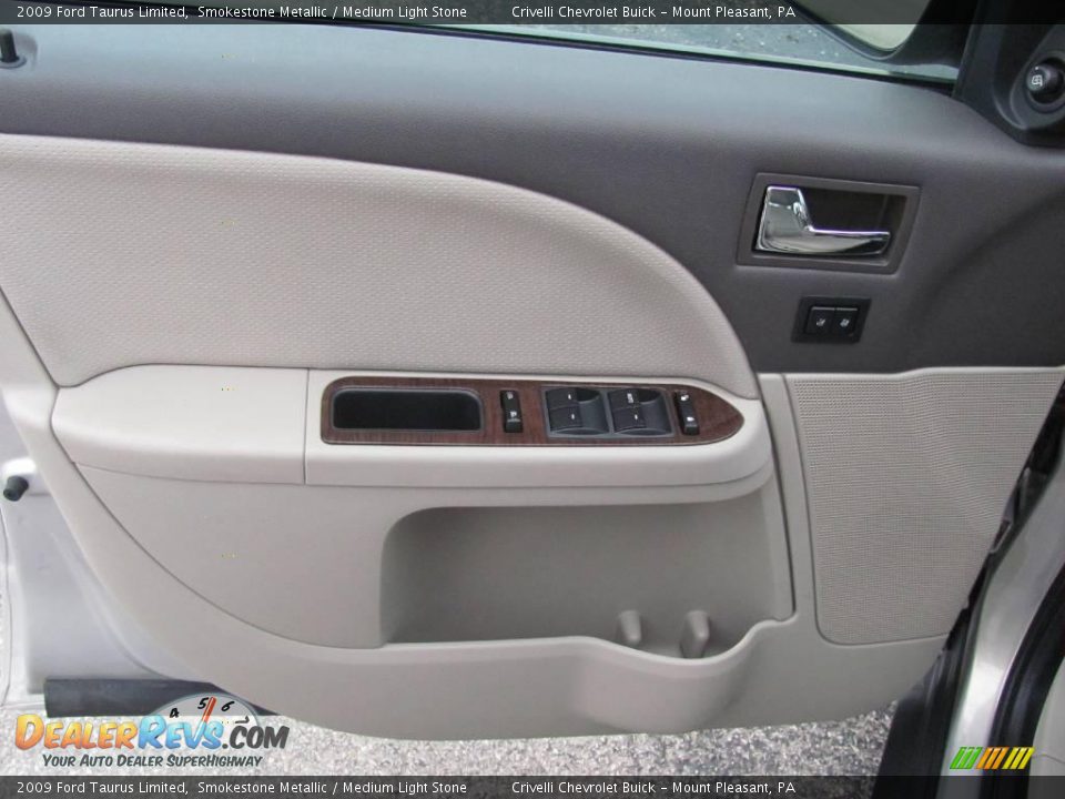 2009 Ford Taurus Limited Smokestone Metallic / Medium Light Stone Photo #18