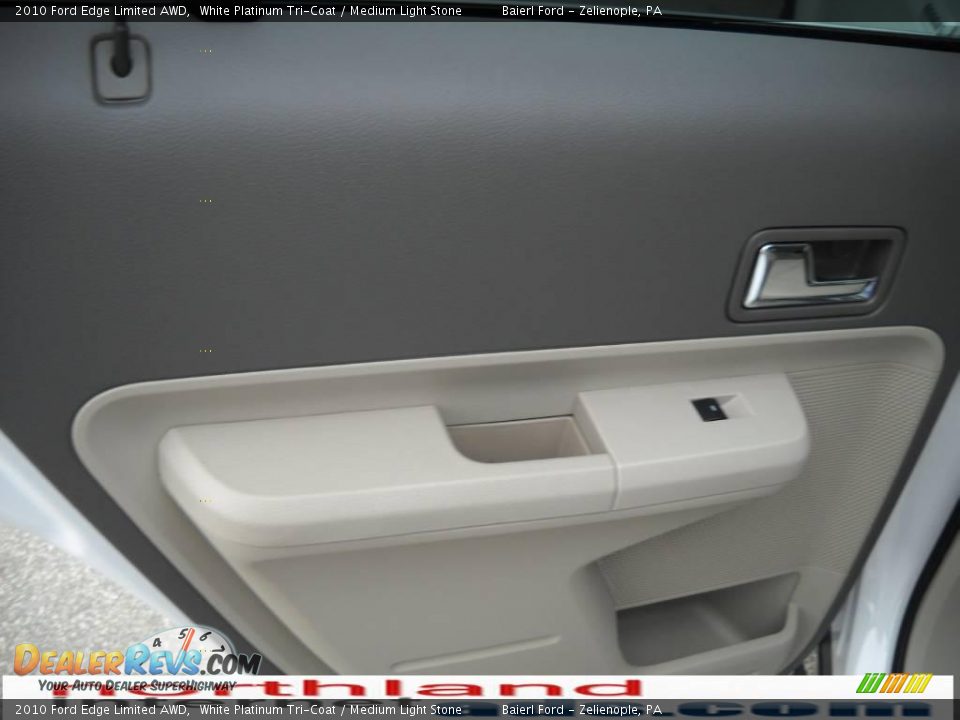 2010 Ford Edge Limited AWD White Platinum Tri-Coat / Medium Light Stone Photo #13