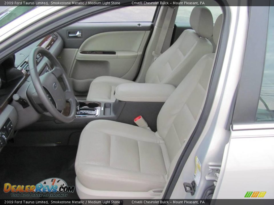 2009 Ford Taurus Limited Smokestone Metallic / Medium Light Stone Photo #20