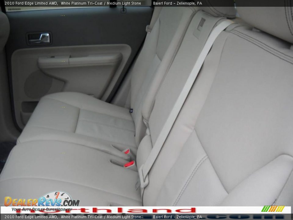 2010 Ford Edge Limited AWD White Platinum Tri-Coat / Medium Light Stone Photo #15