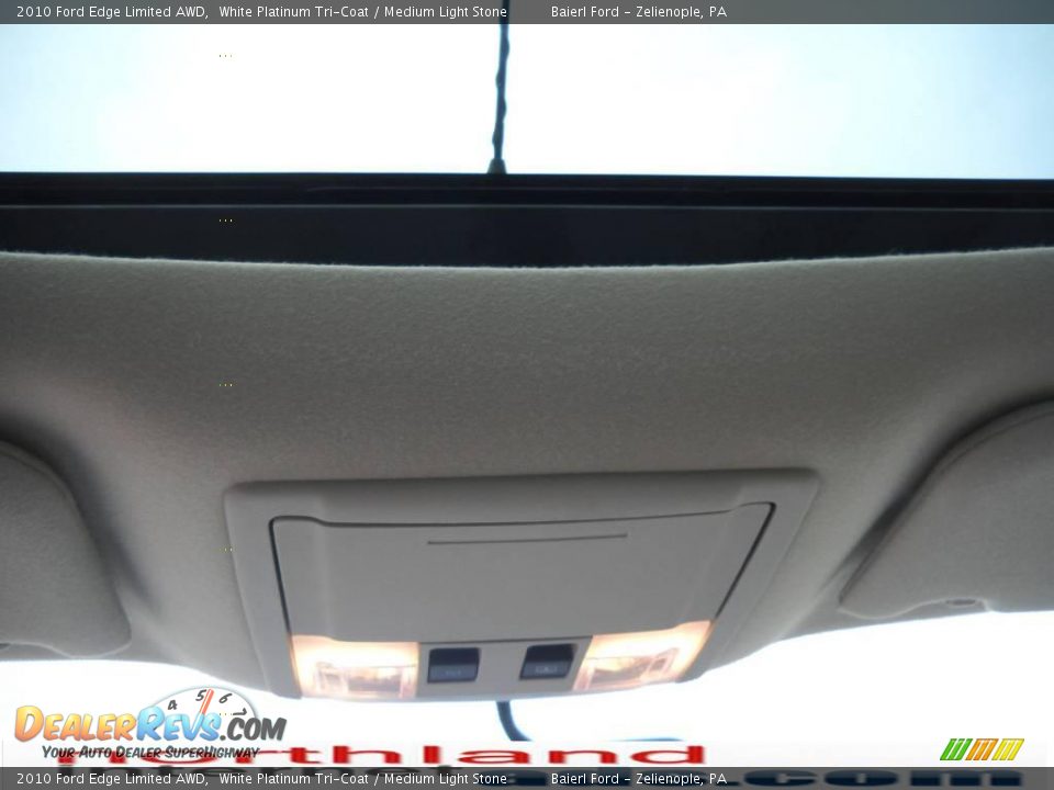 2010 Ford Edge Limited AWD White Platinum Tri-Coat / Medium Light Stone Photo #16