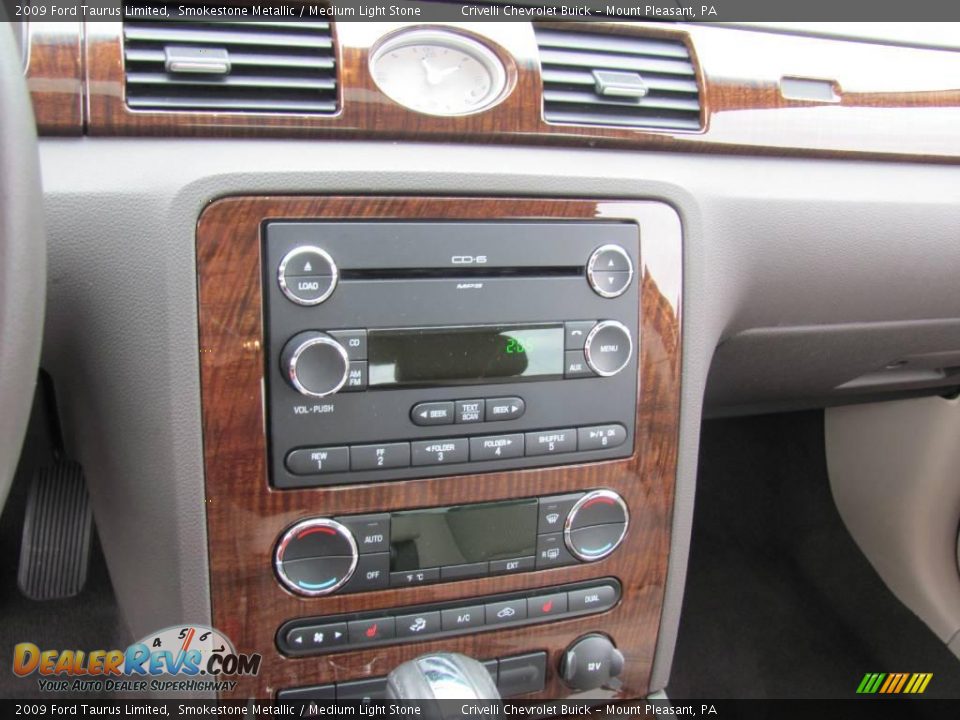 2009 Ford Taurus Limited Smokestone Metallic / Medium Light Stone Photo #22