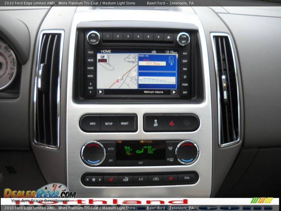 2010 Ford Edge Limited AWD White Platinum Tri-Coat / Medium Light Stone Photo #17