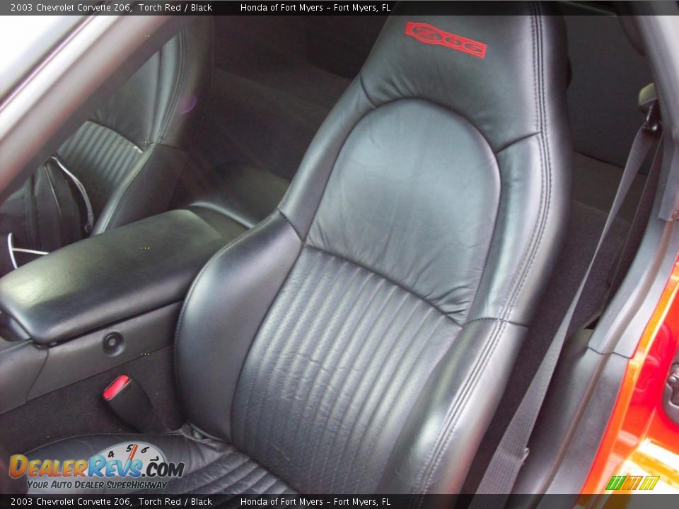 2003 Chevrolet Corvette Z06 Torch Red / Black Photo #25