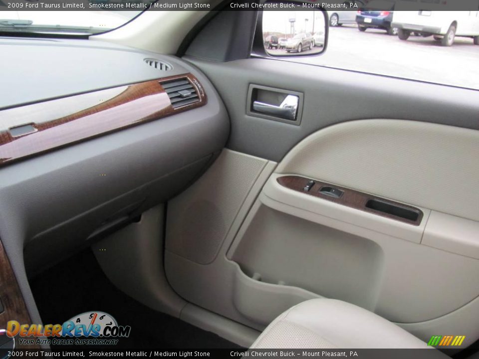 2009 Ford Taurus Limited Smokestone Metallic / Medium Light Stone Photo #28