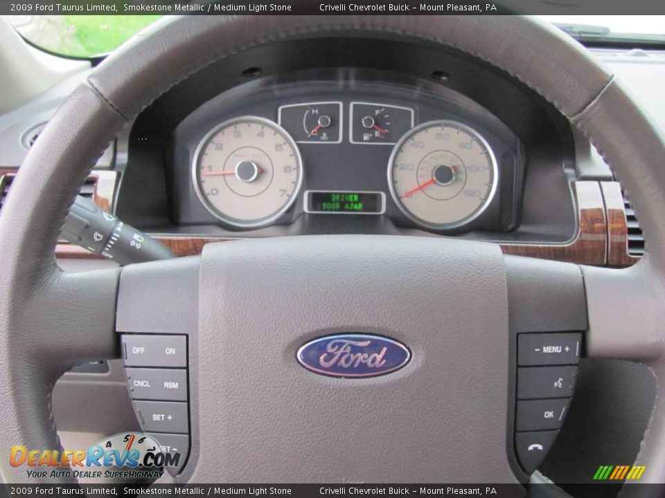 2009 Ford Taurus Limited Smokestone Metallic / Medium Light Stone Photo #29