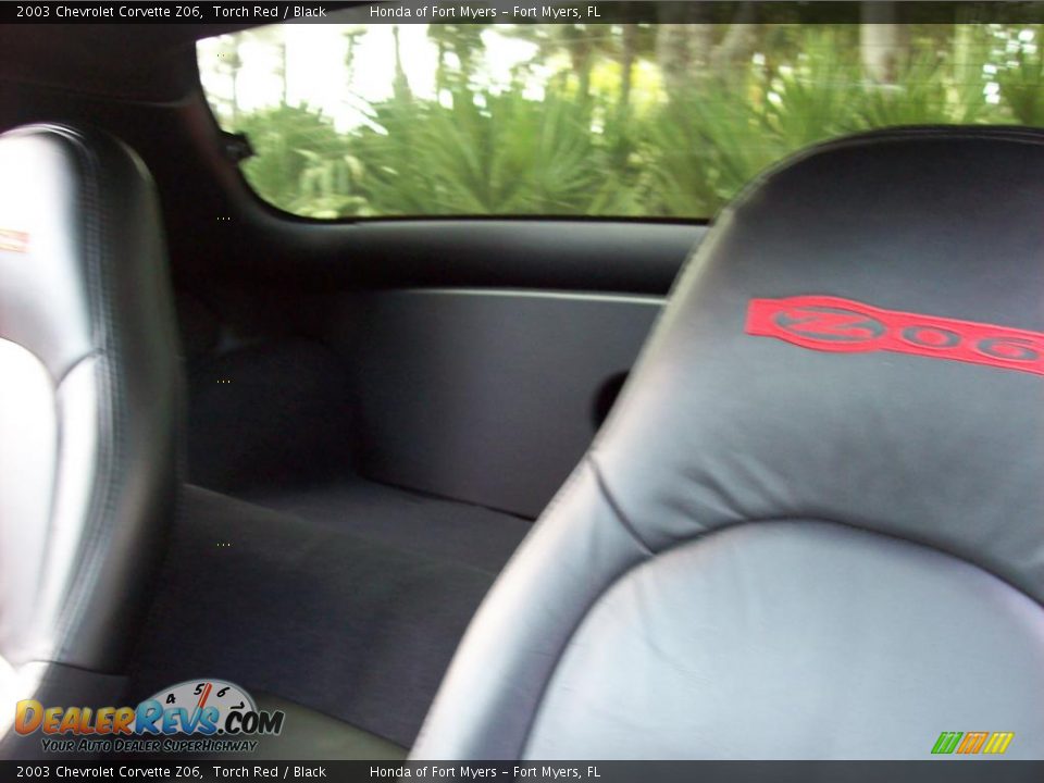 2003 Chevrolet Corvette Z06 Torch Red / Black Photo #28