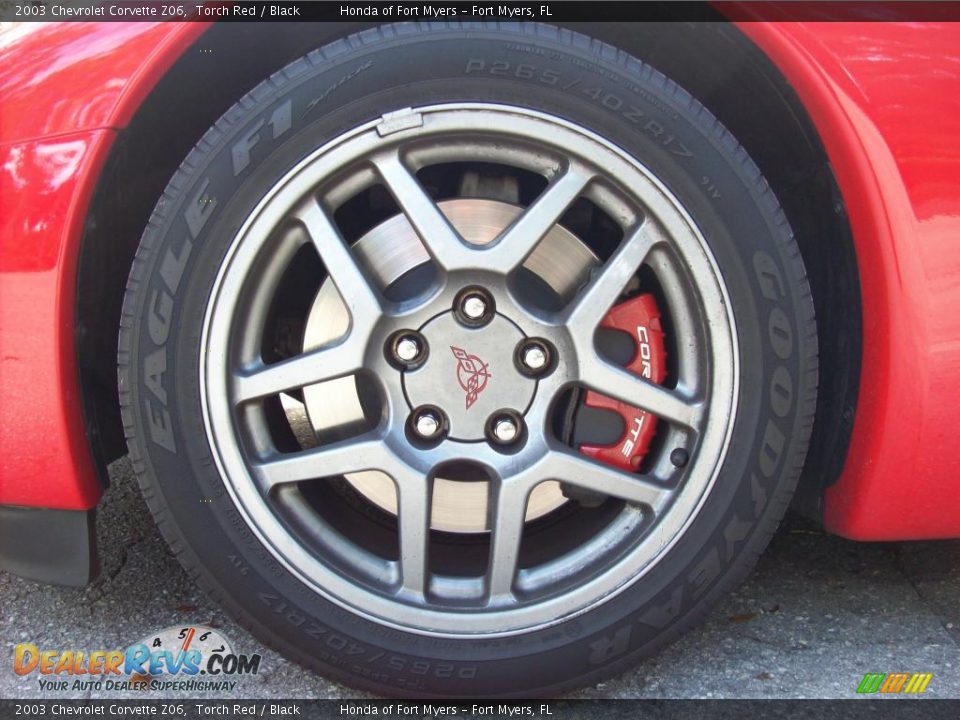 2003 Chevrolet Corvette Z06 Torch Red / Black Photo #34