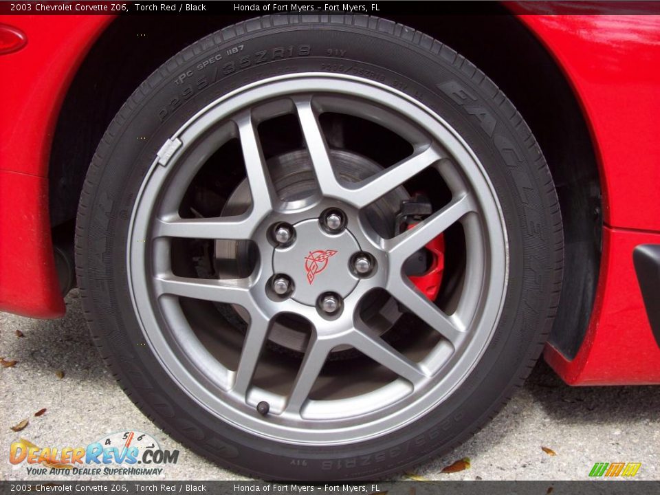 2003 Chevrolet Corvette Z06 Torch Red / Black Photo #35