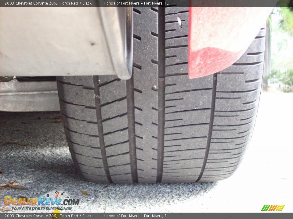 2003 Chevrolet Corvette Z06 Torch Red / Black Photo #36