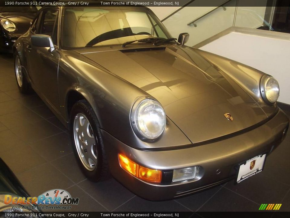 1990 Porsche 911 Carrera Coupe Grey / Grey Photo #1