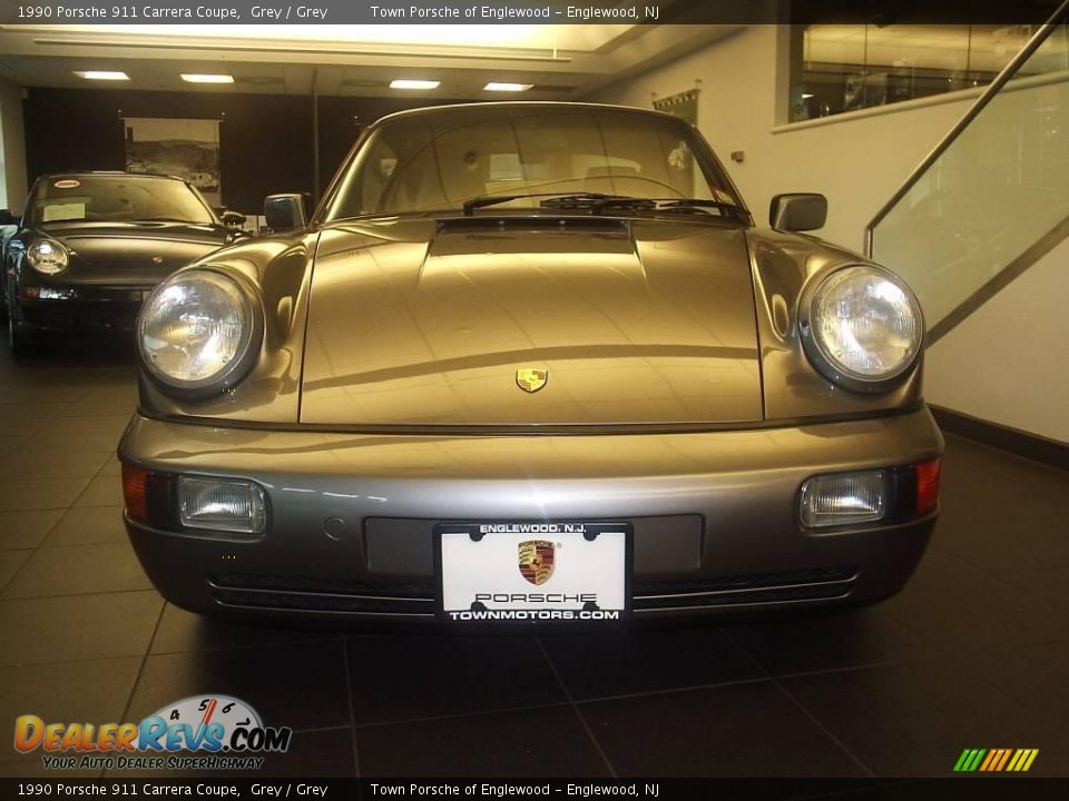 1990 Porsche 911 Carrera Coupe Grey / Grey Photo #2
