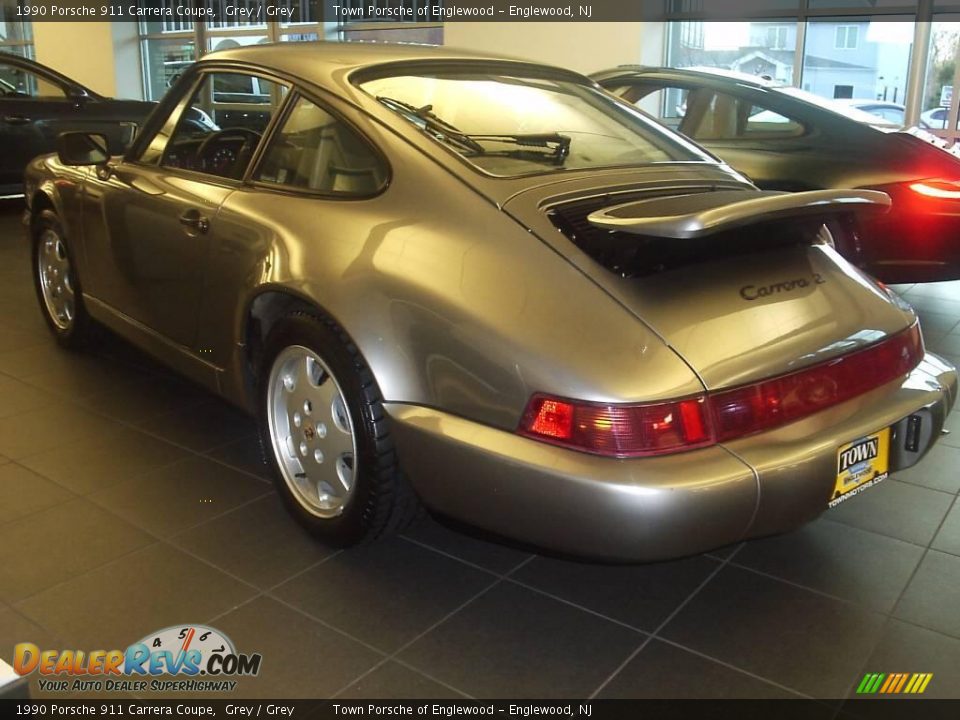 1990 Porsche 911 Carrera Coupe Grey / Grey Photo #5
