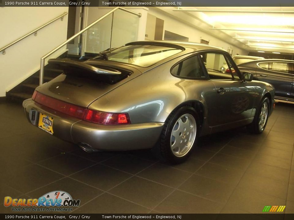 1990 Porsche 911 Carrera Coupe Grey / Grey Photo #6