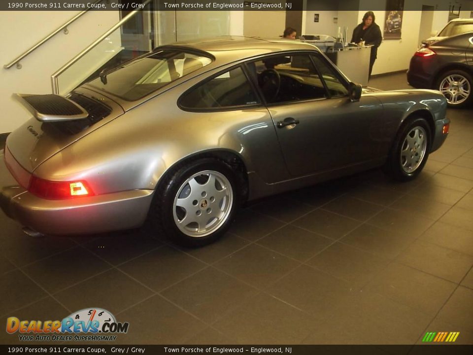 1990 Porsche 911 Carrera Coupe Grey / Grey Photo #8