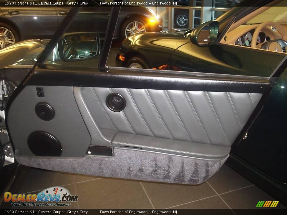 1990 Porsche 911 Carrera Coupe Grey / Grey Photo #13