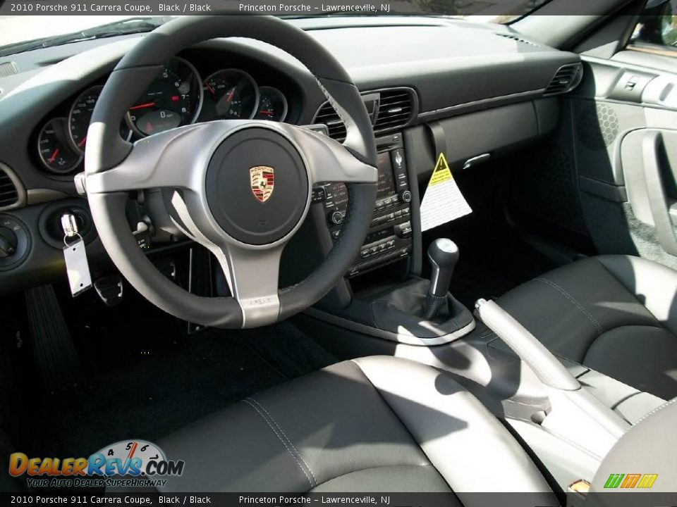 2010 Porsche 911 Carrera Coupe Black / Black Photo #10