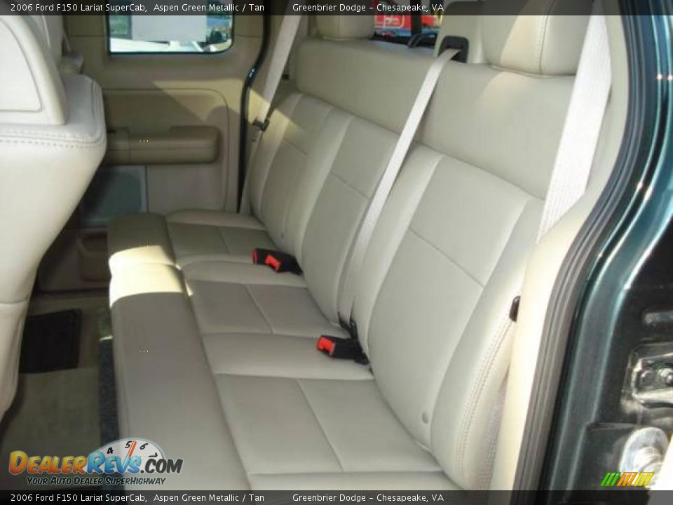 2006 Ford F150 Lariat SuperCab Aspen Green Metallic / Tan Photo #12
