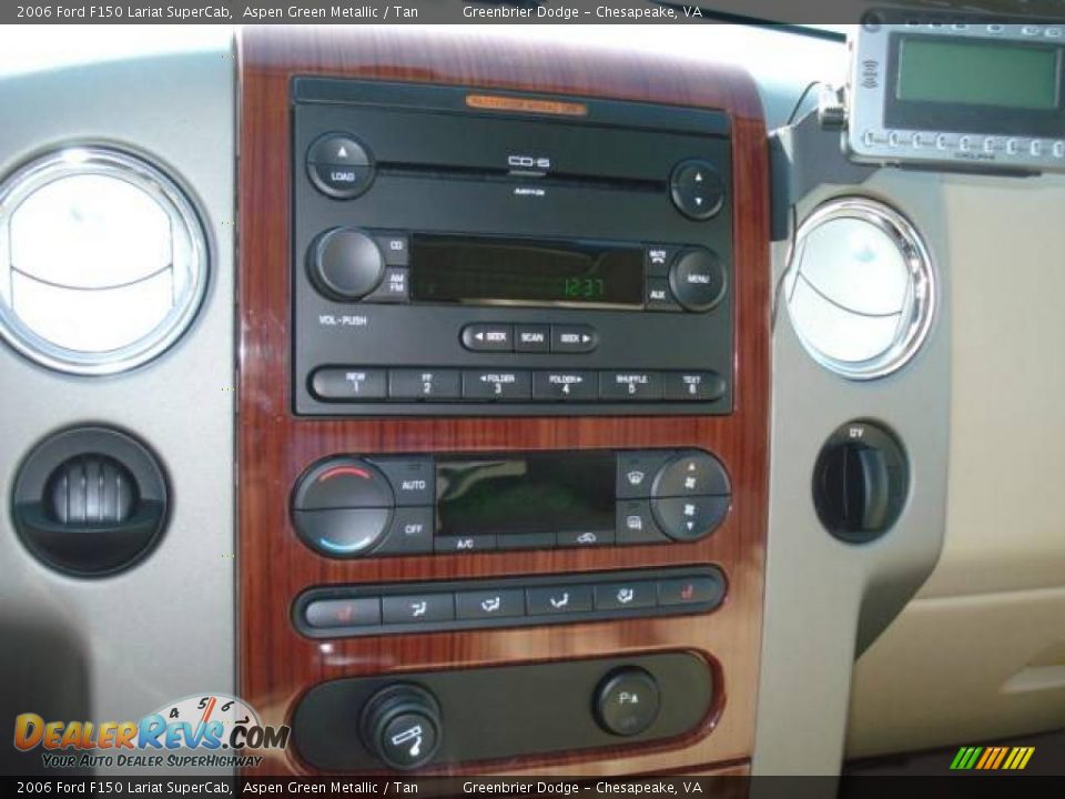 2006 Ford F150 Lariat SuperCab Aspen Green Metallic / Tan Photo #18