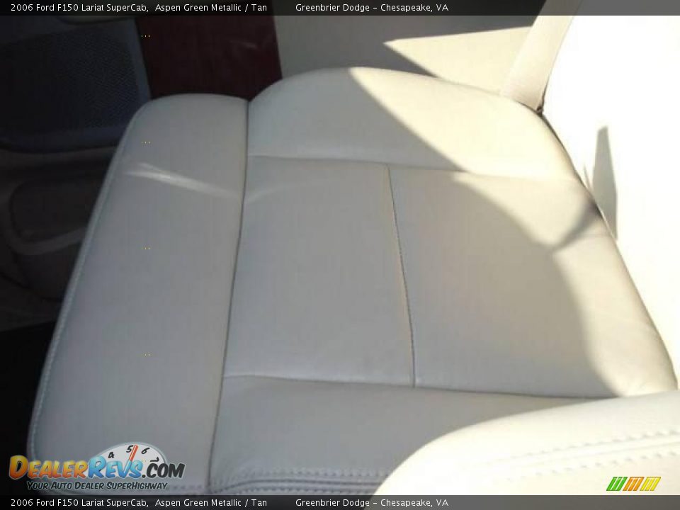 2006 Ford F150 Lariat SuperCab Aspen Green Metallic / Tan Photo #23