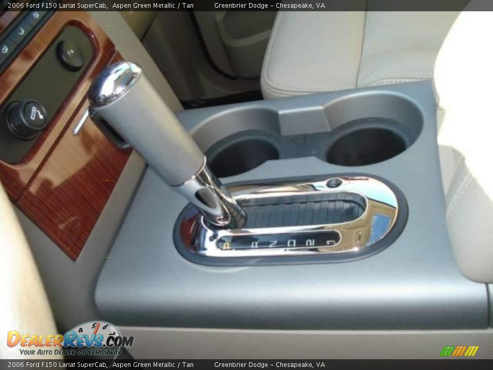 2006 Ford F150 Lariat SuperCab Aspen Green Metallic / Tan Photo #24