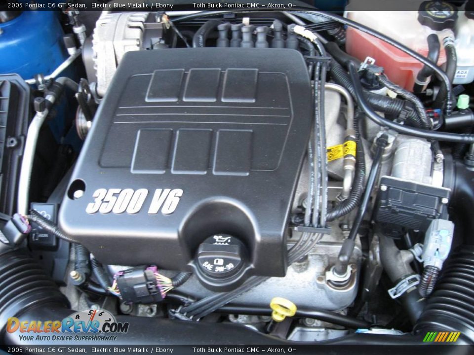 2005 Pontiac G6 GT Sedan Electric Blue Metallic / Ebony Photo #20