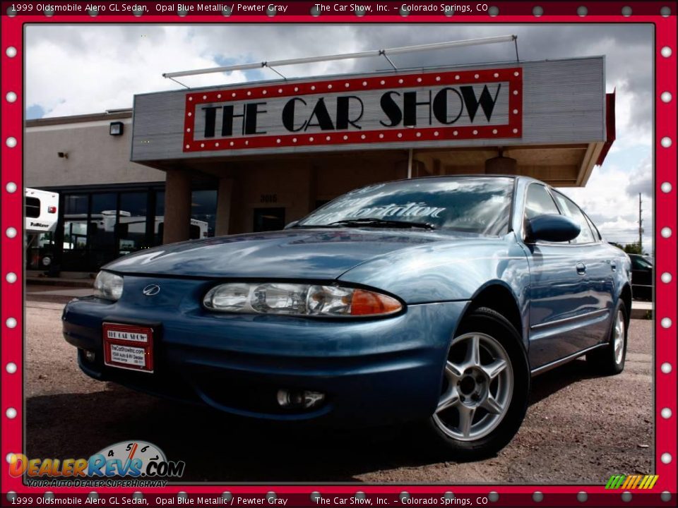 1999 Oldsmobile Alero GL Sedan Opal Blue Metallic / Pewter Gray Photo #1
